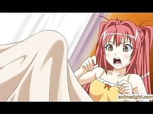 Shemale hentai handjob and licking bigcock